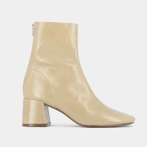 *NWT* Jonak Paris French Girl Style Nude Beige Leather  Booties | EU 40, US 9.5